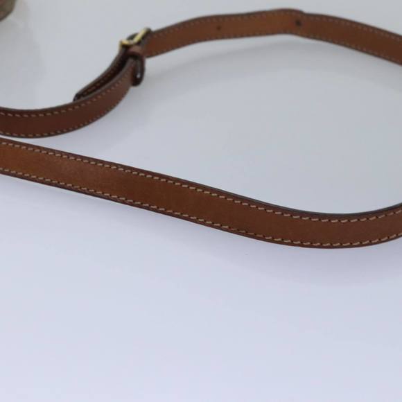 CELINE Macadam Canvas Shoulder Bag Beige Auth 77624 - Picture 7 of 16